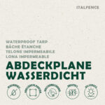 Abdeckplane wasserdicht PE 250 g/m² grau - Bild 7