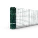 Malla metálica electrosoldada plastificada verde