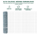 Malla metálica electrosoldada, galvanizada - Imagen 3