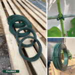 Alambre de hierro plastificado verde, 100m - Imagen 5