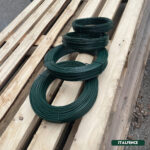 Alambre de hierro plastificado verde, 100m - Imagen 6