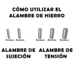 Alambre de hierro galvanizado 100m - Imagen 3