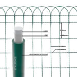 Malla metálica decorativa de jardín - Imagen 2