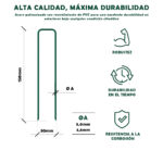 Grapas de sujeción, acero plastificado - Imagen 2