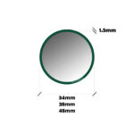 Poste tubo redondo plastificado verde - Imagen 3