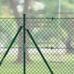 Poste tubo redondo plastificado verde - Imagen 6