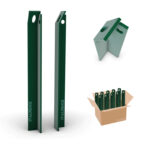 Tornapunta poste T plastificada verde