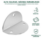 Base para tornapunta poste T, acero galvanizado - Imagen 3