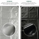 Lona impermeable de PE 250 g/m² gris - Imagen 4