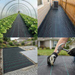 Malla antihierbas 100 g/m² con clavos de jardín y arandelas - Imagen 7