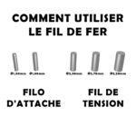 Fil de fer galvanisé 100m - Image 3