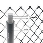 Grillage simple torsion plastifié gris anthracite - Image 2