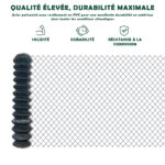 Grillage simple torsion plastifié gris anthracite - Image 3