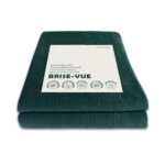 Brise-vue occultant en HDPE vert avec attaches
