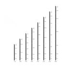 Gecoate T palen antraciet - Afbeelding 4