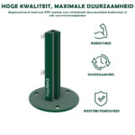 Gecoat voetstuk voor T palen - Afbeelding 4