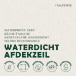 Waterdicht afdekzeil PE 250 g/m² grijs - Afbeelding 7