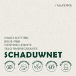 Zichtdoek van HDPE grijs met kabelbinders - Afbeelding 6