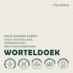 Onkruiddoek 100 g/m² met grondankers en bufferschijven - Afbeelding 8