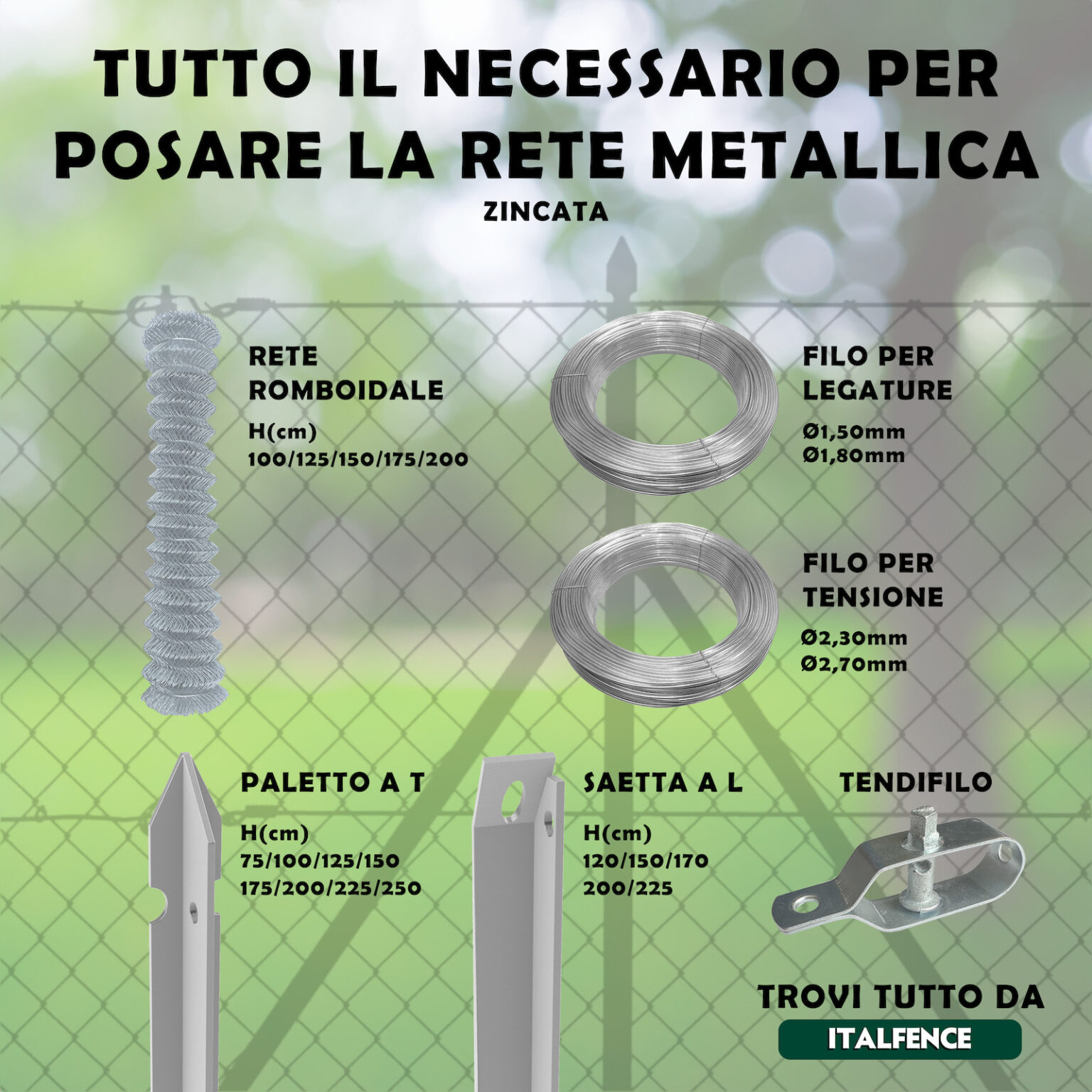 Rete per voliere metallica quadrata in acciaio zincato 25x25mm 50cmx10m nero Rete per voliere metallica quadrata in acciaio zincato 25x25mm 50cmx10m nero