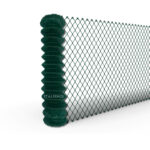 Rete metallica romboidale plastificata