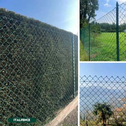 Italfence Rete Ornamentale Giardino Verde 120cm X 10m - Plastificata, Maglia 150x90 Mm, Filo Ø3,20 Mm