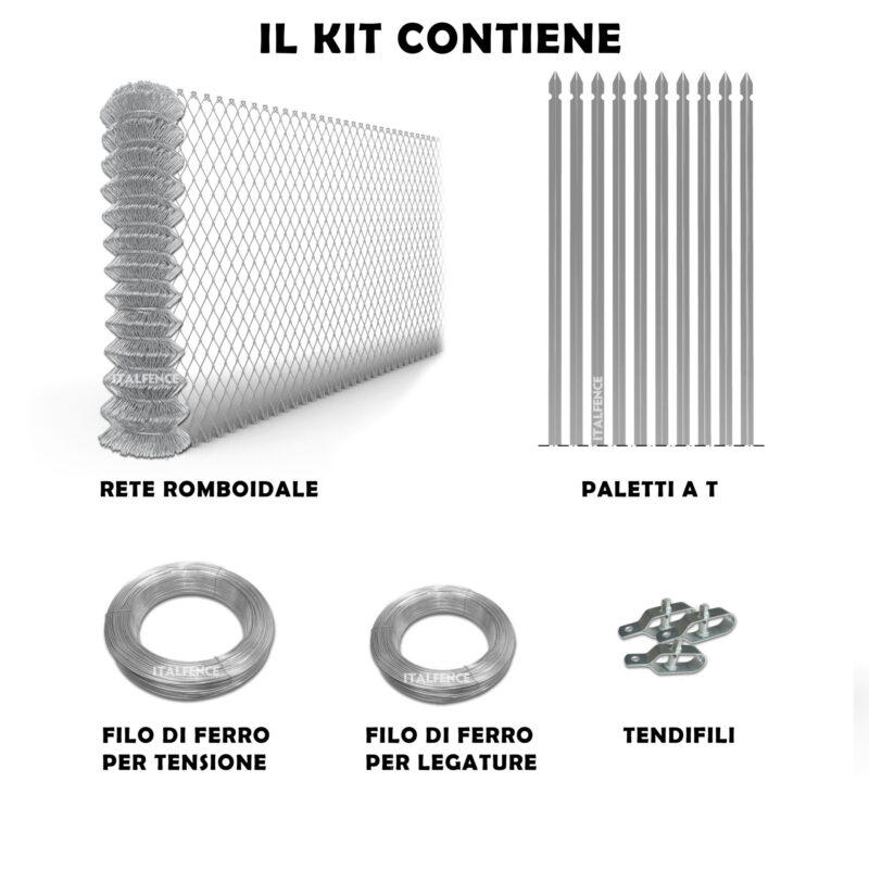 AB Tools Rete Metallica Zincata Per Recinzione – Rotolo 5x0,6m, Maglia Esagonale 13mm, Ideale Per Animali, Giardino E Protezione Piante