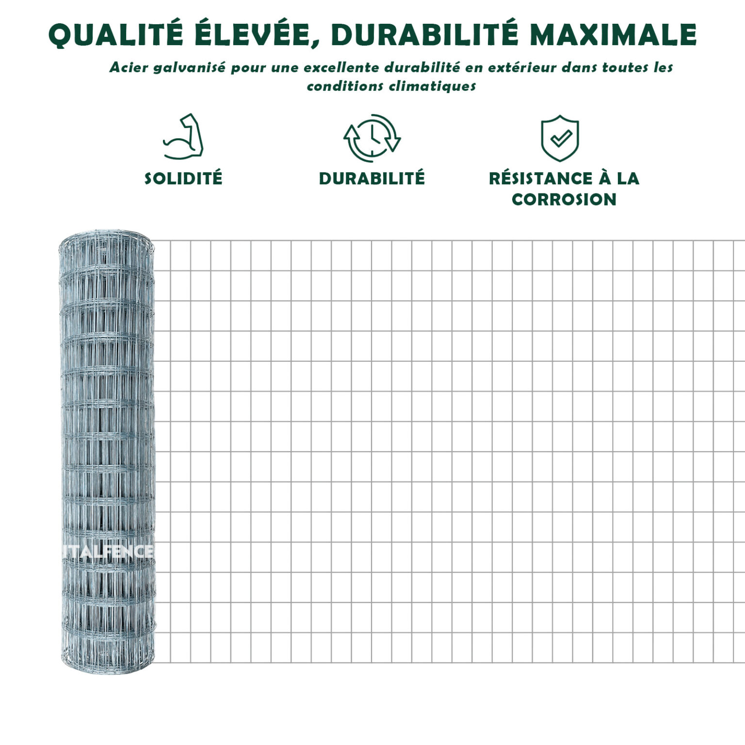 RETE ELETTROSALDATA ZINCATA E PLASTICATA - Reti metalliche, recinzioni