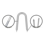 Cambrette in acciaio zincato Ø2,2 x 25 mm - immagine 2