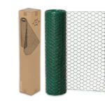 Rete metallica esagonale per pollaio verde H100cm 25m