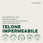 Telone impermeabile in PE 250 g/m² verde - immagine 7