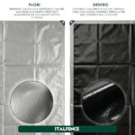 Telone impermeabile in PE 250 g/m² grigio - immagine 4