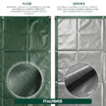Telone impermeabile in PE 250 g/m² verde - immagine 4