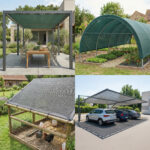 Telo frangivista in HDPE grigio con fascette - immagine 4