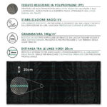 Telo pacciamatura 100 g/m² con picchetti e rondelle - immagine 3