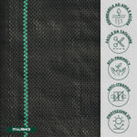 Telo pacciamatura 100 g/m² con picchetti e rondelle - immagine 5